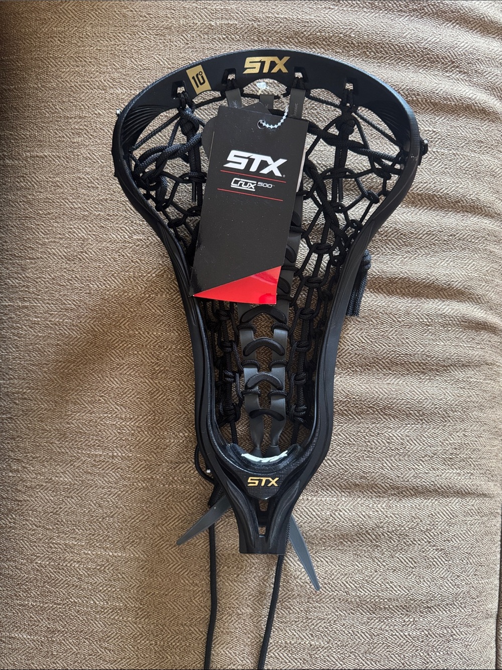 STX Black Kids Lacrosse Head - Crux 500